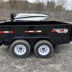 2024 Dump Trailer 610DT8LP 6X10 W/Barn Doors And Ramps 11684GVW dealer CT