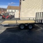 2025 Landscape/Utility KTHU-6500-TEB-82-15-BT 7x15 W/Fold Down Sides w/Side Load Door 6500 GVW dealer CT
