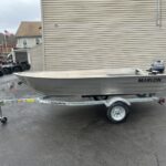 Aluminum 12 FT V-Hull Runabout Boat W/2.5 Yamaha and Galvanized Trailer dealer CT