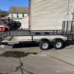 2026 Landscape/Utility KTHU-6500-82-15 7×15 W/Fold Down Sides 6500 GVW dealer CT